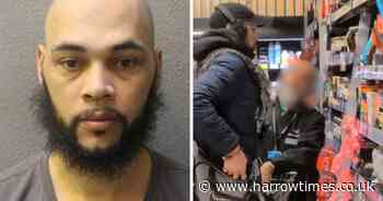 WATCH as man now banned from City of London ‘brazenly’ steals from M&S