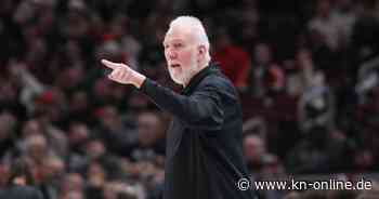 NBA-Legende Greg Popovich gibt Spurs-Trainerposten auf und wird Präsident