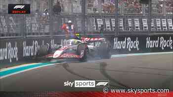 Bearman crashes out to red flag and end practice early!