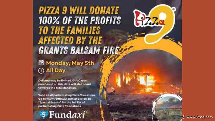 Pizza Nine holds fundraiser for families impacted by fire in Grants