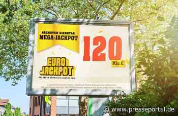 Eurojackpot erreicht die Maximalsumme / 120 Millionen Euro im Mega-Jackpot am Dienstag (6. Mai)