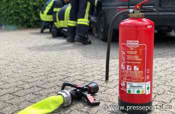 FW Alpen: Schnelles Einsatzende nach Pkw-Brand