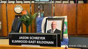 Songs, tears at Winnipeg council meeting after death of Coun. Jason Schreyer
