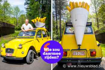Clint nam de liefde voor de 2CV over van zijn vader: “Vroeger hing dat pak friet tegen de gevel van de frituur”