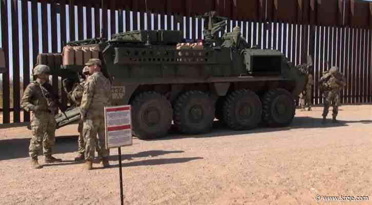 Part of New Mexico's southern border now a military zone aimed at stopping illegal trespassing