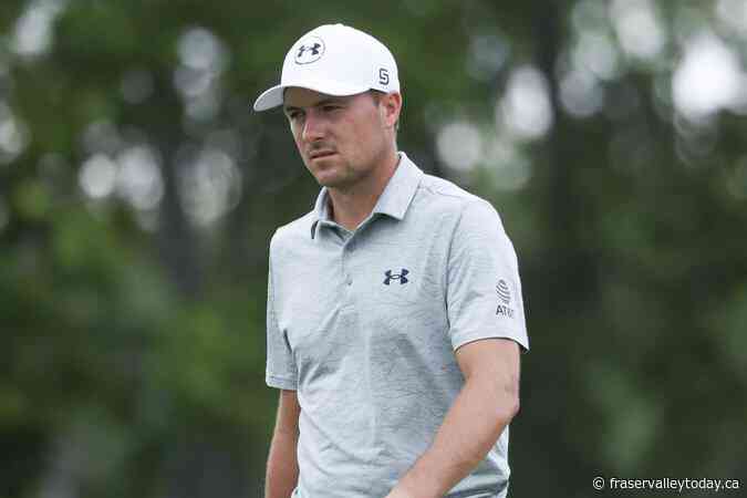 Scottie Scheffler leads at 18 under through 36 holes after long weather delay at the Byron Nelson