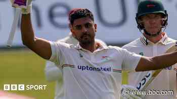 Patel century rescues Leics against Northants