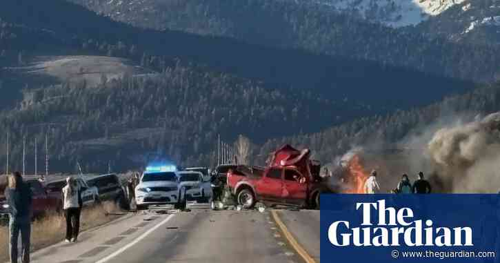Idaho: seven people killed in highway crash near Yellowstone, police say