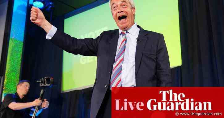 English local elections: Farage says ‘it’s the beginning of the end of the Conservative party’ after sweeping Reform wins – as it happened