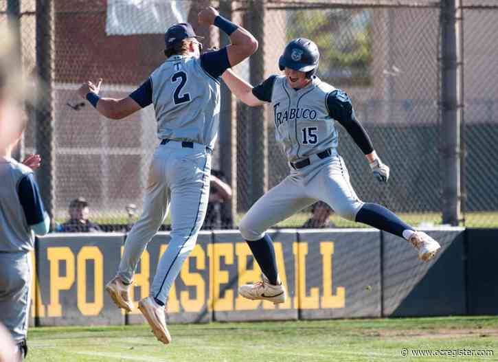 Trabuco Hills baseball clinches share of South Coast title with wild win