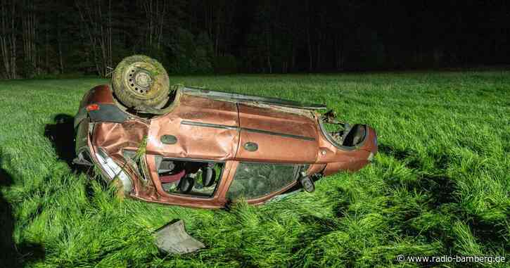 Schwerer Unfall bei Burgwindheim im Landkreis Bamberg