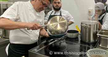 Renowned chef gives masterclass to food charity apprentice chefs