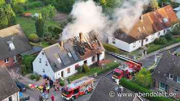 Wohnhaus in Flammen – verdächtiger Mann (61) festgenommen