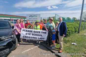 Cambridgeshire lollipop lady made redundant after 26 years
