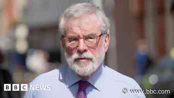 Sharp exchanges between Gerry Adams and BBC barrister