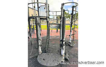 Arson destroys newly renovated Wahiawa park playground