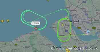 Ryanair plane circles for more than an hour after take-off from Liverpool