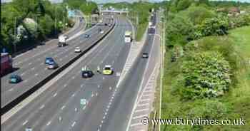 Man arrested after driver injured in motorway crash between 'lorry, truck and car'