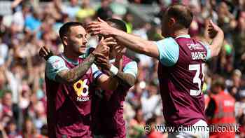 Championship Final Day LIVE: Latest scores, team news and results as Leeds wrestle back pole position from Burnley in the fight for the title and FIVE teams battle it out for a play-offs spot