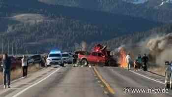 Sieben Tote nahe Yellowstone: Touristen-Kleinbus kollidiert mit Pick-up in Idaho