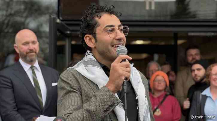 Palestinian student Mohsen Mahdawi calls release ‘a victory for democracy’