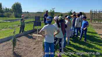 Grundschulkinder besuchen den Reischer Sonnenacker