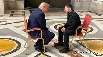 "Bestes Gespräch von allen": Selenskyj schwärmt über Treffen mit Trump in Rom