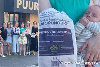 Vroedvrouwen sieren je broodzak: “Want we zijn broodnodig”