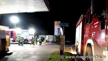 Einbruch an Tankstelle bei Frasdorf? Nächtlicher Großeinsatz der Rettungskräfte