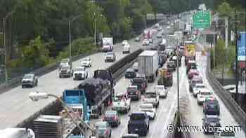 TEAM 2 TRAFFIC: Two lanes closed on I-10 westbound near Dalrymple Drive after crash injuring at least one