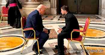 Selenskyj: Gespräch mit Donald Trump bei Trauerfeier war bisher bestes