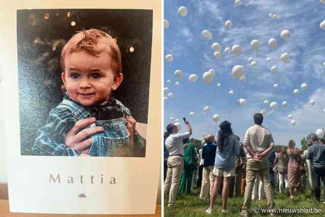 Afscheid van Mattia (1) die op korte tijd overleed aan hersentumor: “Zo oneerlijk, hard en onmenselijk”
