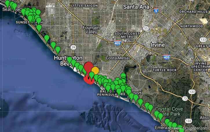 Sewage spill closes stretch of coast in Newport, Huntington Beach
