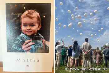 Emotioneel afscheid van Mattia (1): “Dag lieve schat, ik mis je zo hard”