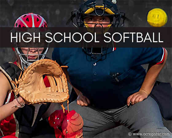 Orange County softball standings: Saturday, May 3