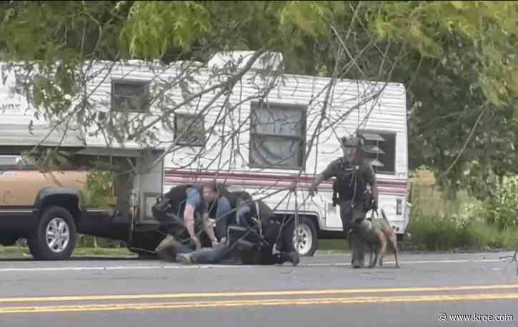 VIDEO: K-9 attacks standoff suspect at Oregon rest stop