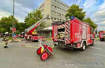 FW-E: Feuerwehreinsatz sorgt für Verkehrsbehinderungen in der Essener Innenstadt