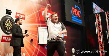 European Darts Grand Prix: Schindler besiegt Rock erneut, Van Gerwen raus