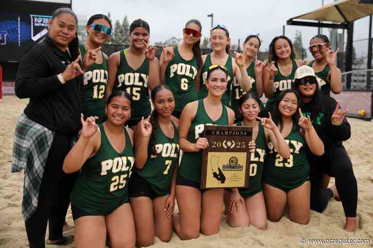 Long Beach Poly beach volleyball wins CIF-SS Division 3 title over Canyon