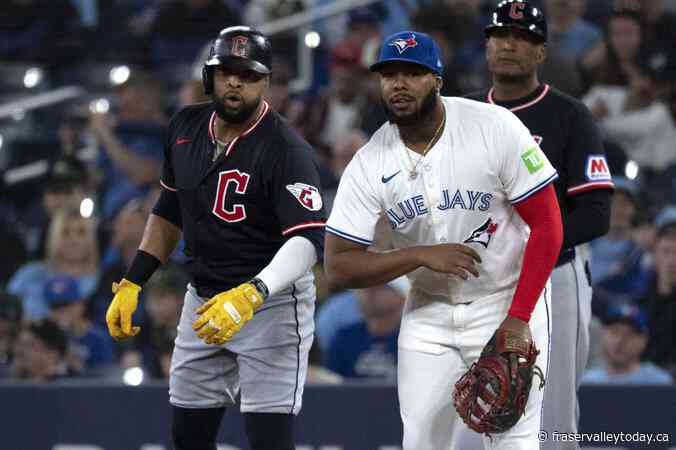 Schneemann’s first career grand slam earns Guardians 5-3 win over Blue Jays