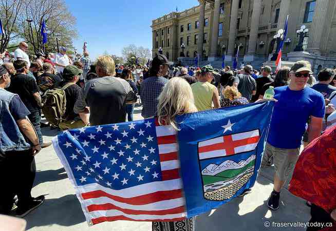 Albertans rally for separation, saying things won’t change under Confederation