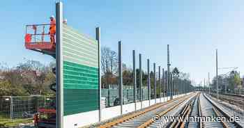 70 Kilometer Lärmschutzwände an Bahnstrecken gebaut