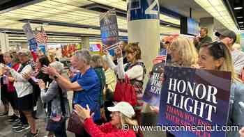 65 veterans fly to Washington, DC for Honor Flight Connecticut trip