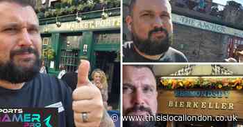 YouTuber visits 20 Southwark pubs in one day – finding some ‘absolute gems’