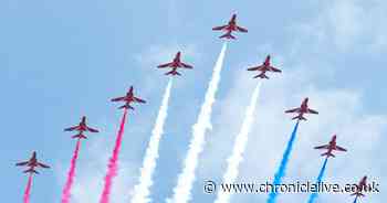 Full list of places Red Arrows will fly over on Bank Holiday Monday in VE Day flypast