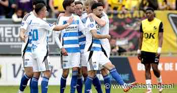 PEC Zwolle bereikt magische grens van 34 punten na knappe zege bij NAC