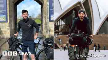 Cyclist completes 'dream' ride across the world