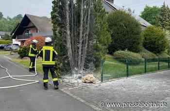 FW Hennef: Um Haaresbreite - Abflammgerät sorgt für Feuerwehreinsatz