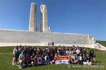 Canadian students in Netherlands for 1945 liberation celebrations