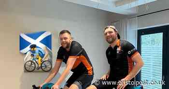 Emotional journey sees brothers cycle to Scotland in father’s memory